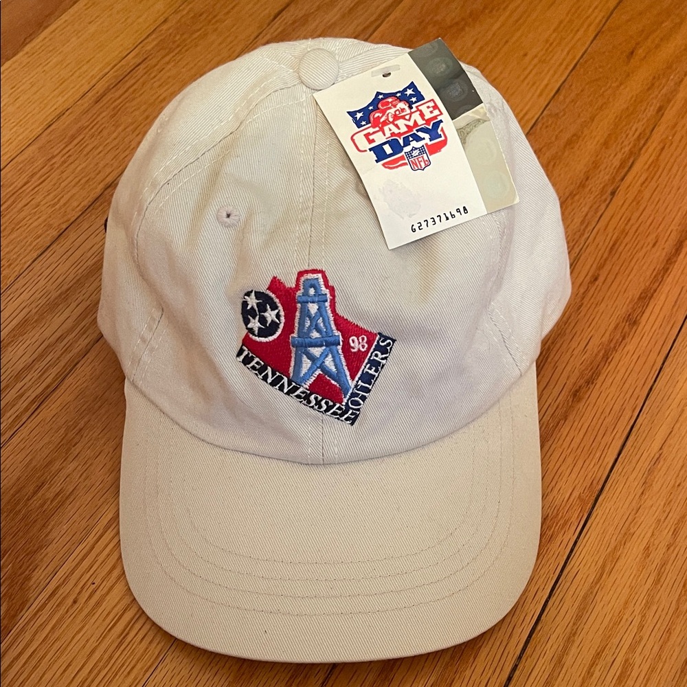 Tennessee Oilers White Cap